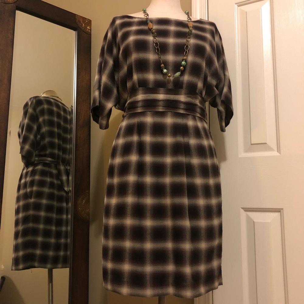 3.1 Phillip Lim Plaid blouson Dress